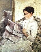 Mary Cassatt Reading Le Figaro china oil painting reproduction